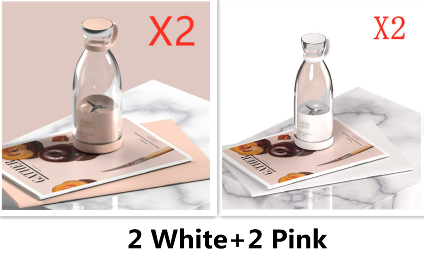 Portable USB blender for smoothies, shakes, and healthy drinks on-the-go. Stainless steel blades.