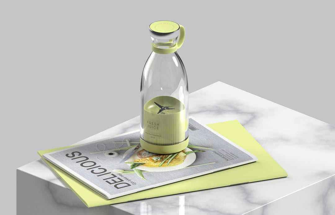 Personal juice blender, USB rechargeable, ensures fresh, healthy drinks are always within reach.