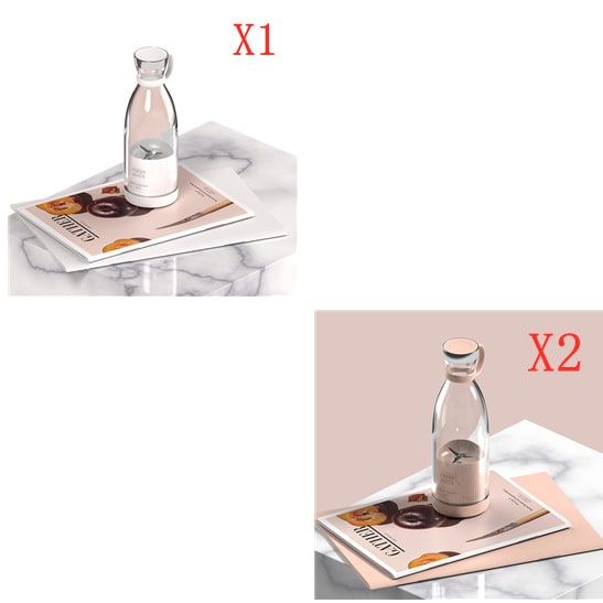 Compact personal blender with USB charge. Ideal for travel, protein shakes, and juice blending.