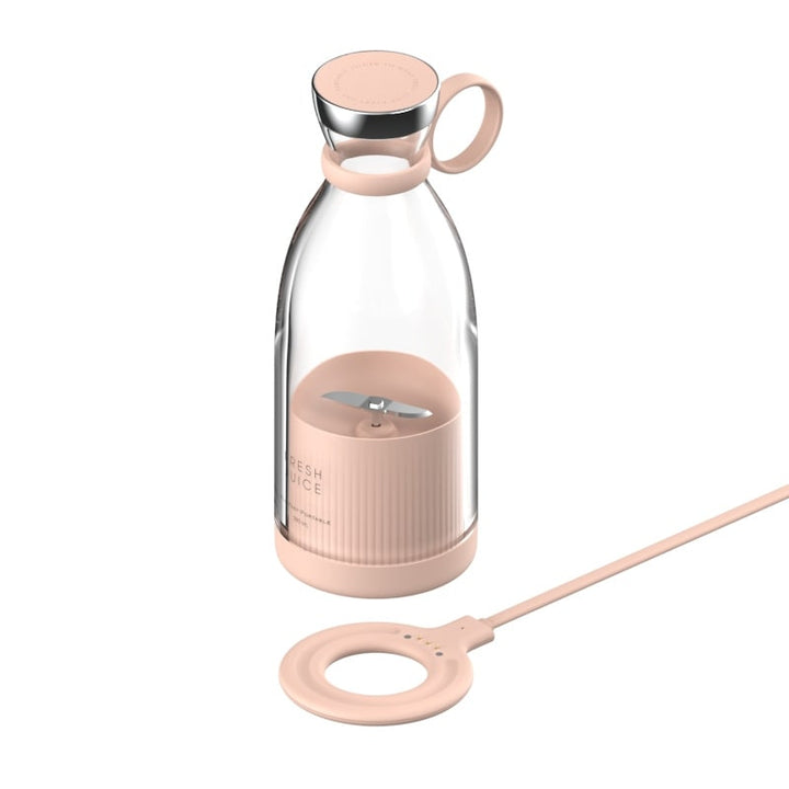 Mini kitchen appliance: USB personal blender for quick smoothies. Stainless steel blades included.