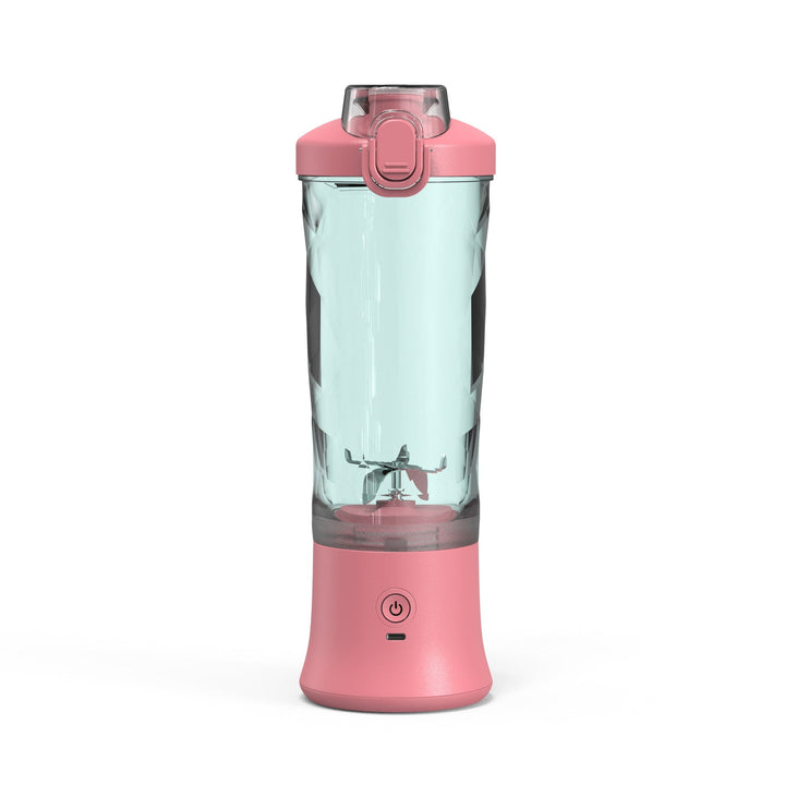 USB-C powered personal blender, excellent for quick protein shakes. Features a robust 6-blade design.