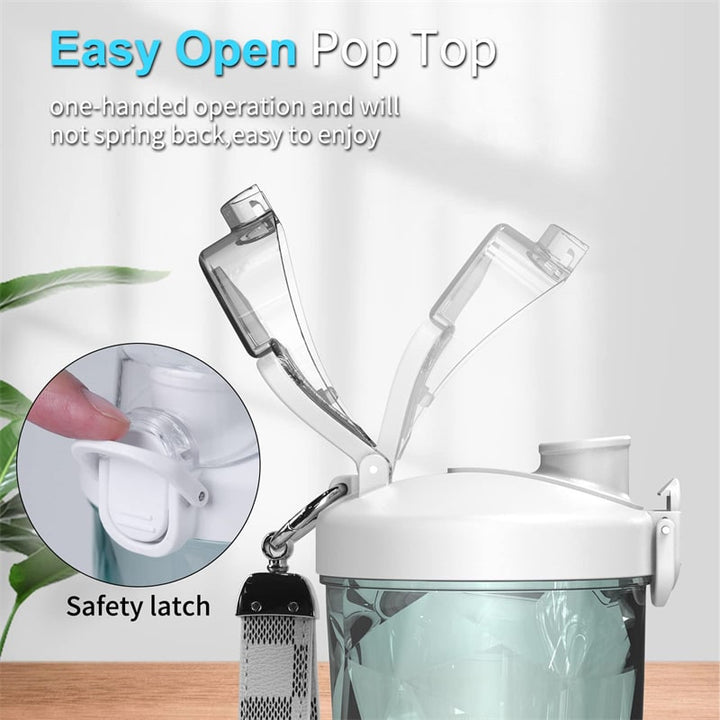 Sleek personal portable blender with 6-blade design. USB-C for easy charging, ideal for daily smoothies.