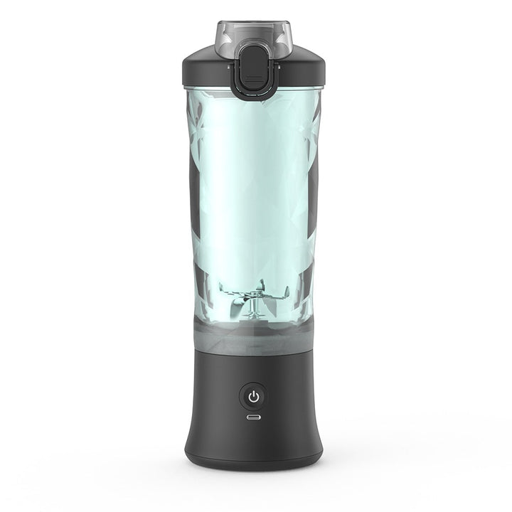 Compact juice blender with 6 sharp blades. Perfect for travel and healthy on-the-go drinks. USB-C powered.