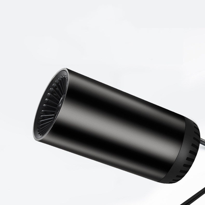 Quickly defrost your windshield with this portable 12V car heater & fan, enhancing safety for winter driving.