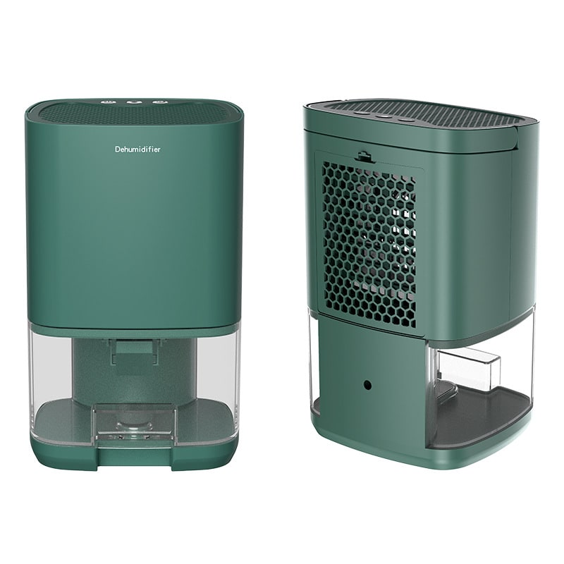Mini portable dehumidifier, perfect for small bedrooms & basements to control humidity & enhance air quality.