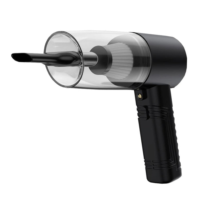 Handheld dust buster car vacuum, perfect for quick interior cleaning and vehicle maintenance, easy to use.