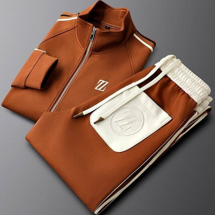 Men's premium tracksuit set for ultimate comfort and style, perfect for activewear or casual wear.