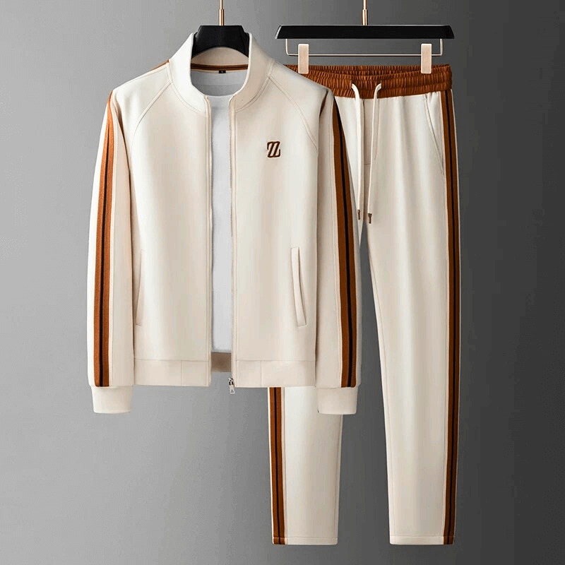 Ultra-comfortable men's premium tracksuit set, perfect activewear or lounge wear for stylish men.