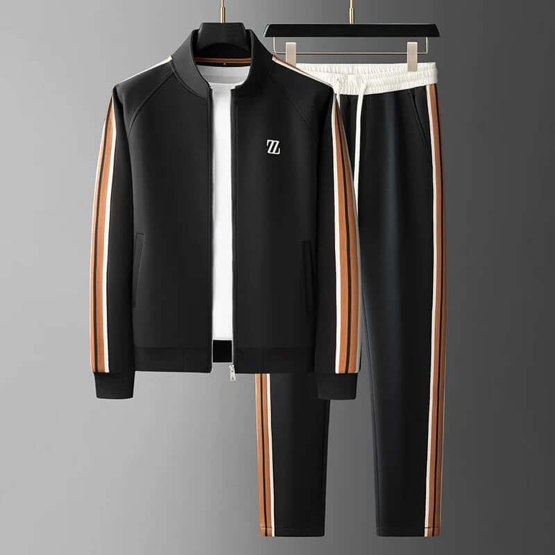 Men's sportswear tracksuit, a premium two-piece activewear set combining athletic style and comfort.