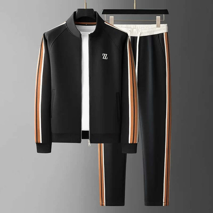 Men's sportswear tracksuit, a premium two-piece activewear set combining athletic style and comfort.