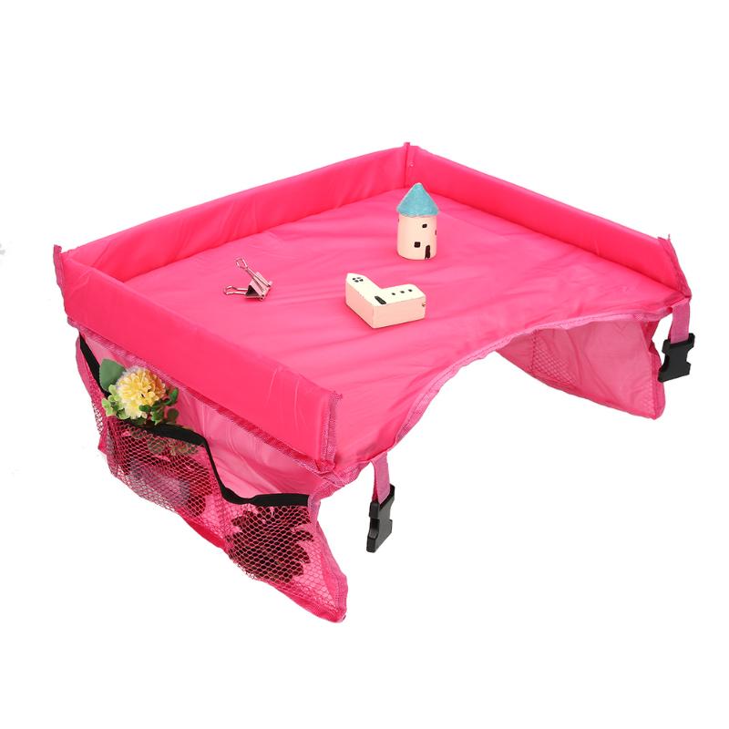 Multipurpose kids' portable activity tray. Great for car seat play, airplane snacks & train travel organization.