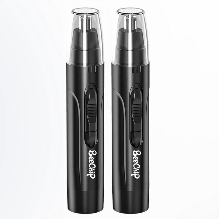 Men's & women's rechargeable nose & ear hair trimmer. Painless grooming tool for easy personal care.