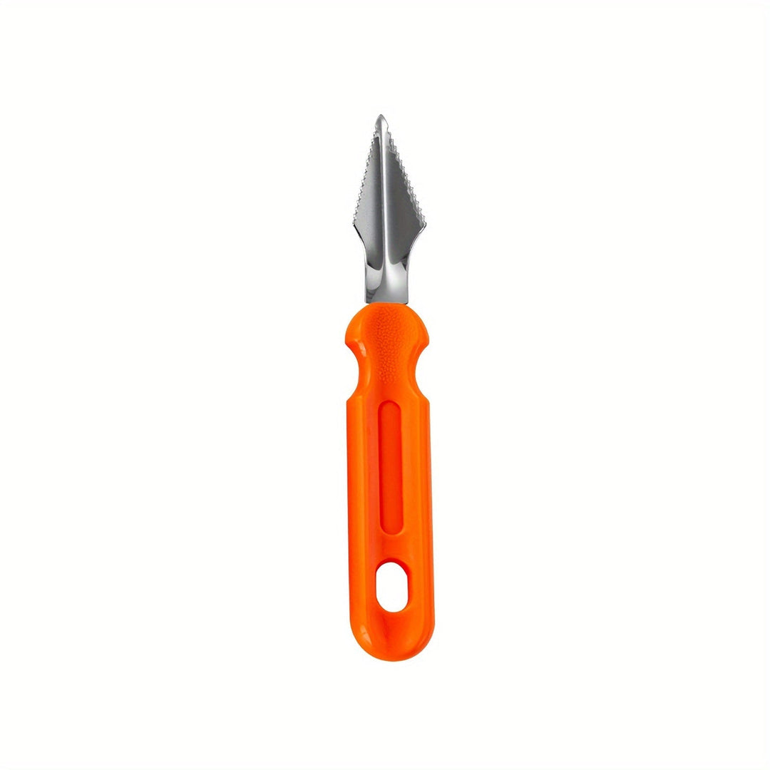 7-piece carving kit with ergonomic handles, perfect for detailed pumpkin designs and Halloween crafts.