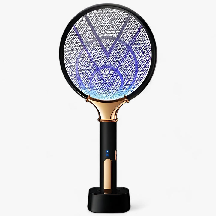 Rechargeable insect killer lamp, a portable mosquito & bug zapper for indoor and outdoor pest control. Eco-friendly home protection.