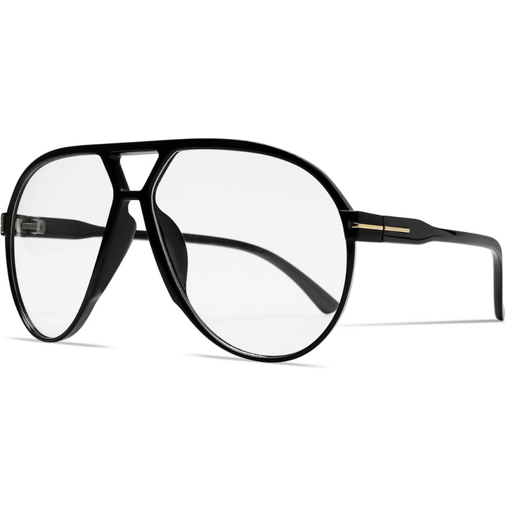 Comfortable unisex retro oversized aviator sunglasses for daily wear and eye protection.