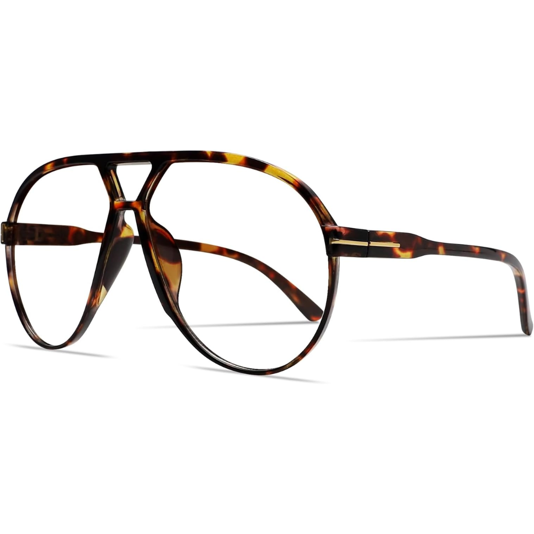 Trendy oversized aviator sunglasses, a must-have retro fashion accessory for all.