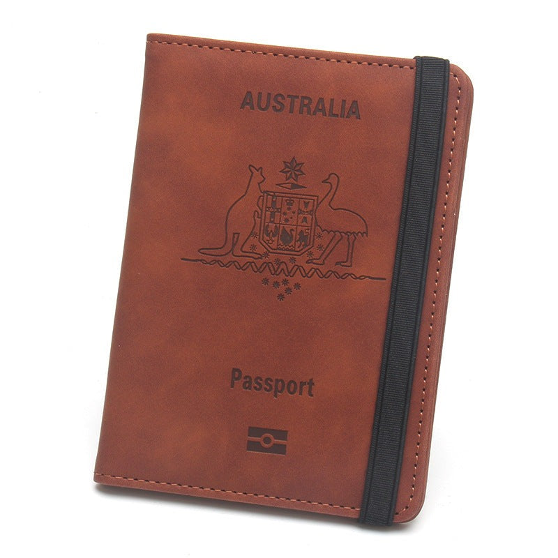 Keep your data safe with this RFID blocking travel passport wallet. Perfect for secure card and document storage.