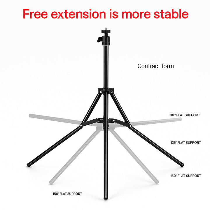 High-quality 10-inch ring light for makeup artists, vloggers, and photographers, with an easy-to-adjust stand.