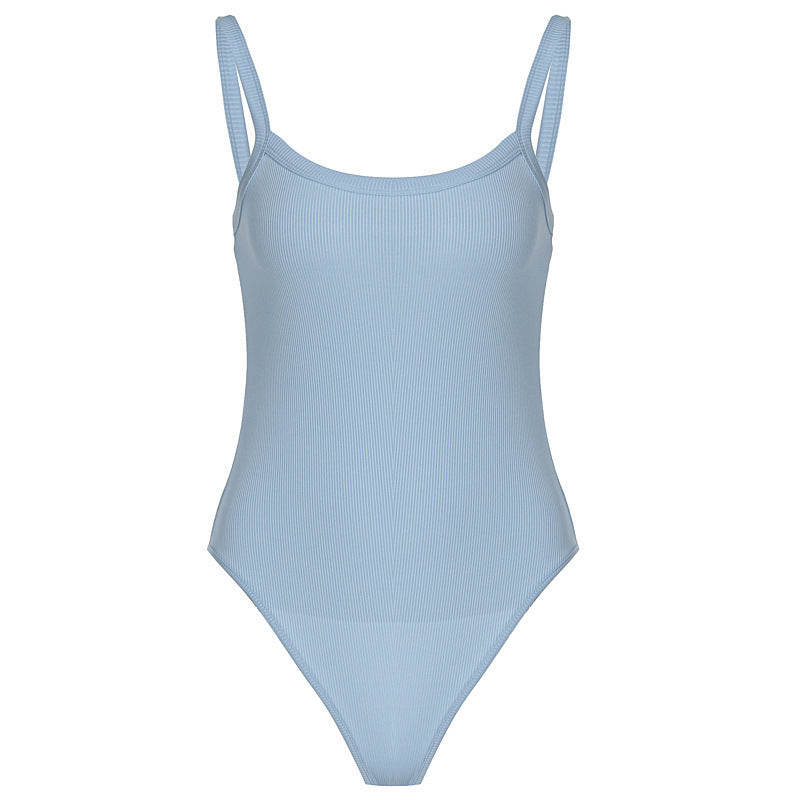 Stylish women's ribbed top, a versatile layering piece with a comfortable, fitted silhouette.