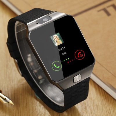 Rugged fitness smartwatch featuring a responsive touchscreen, camera, & durable design. Wearable tech for sports.
