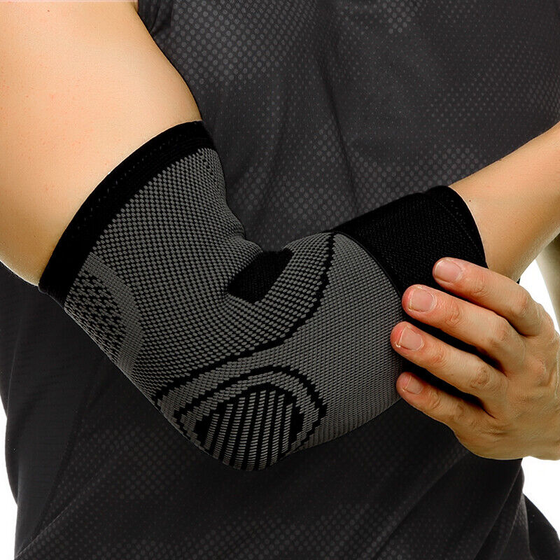 Medical-grade compression elbow sleeve for effective tendonitis & arthritis pain relief.