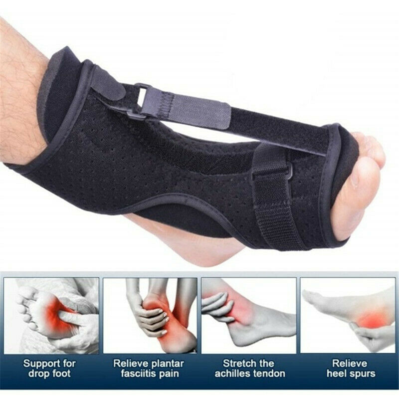 Unisex ankle splint for Achilles tendinitis, sprain relief, & foot pain management. Rehabilitation brace.