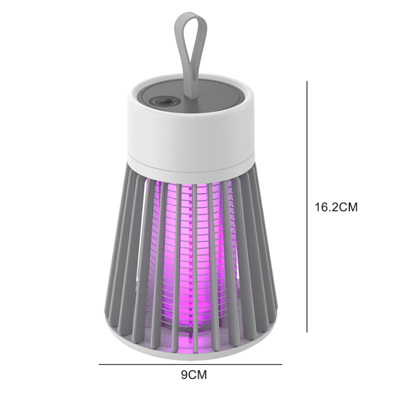 Portable electric fly trap & mosquito zapper lamp. Effective indoor & outdoor insect repellent solution.