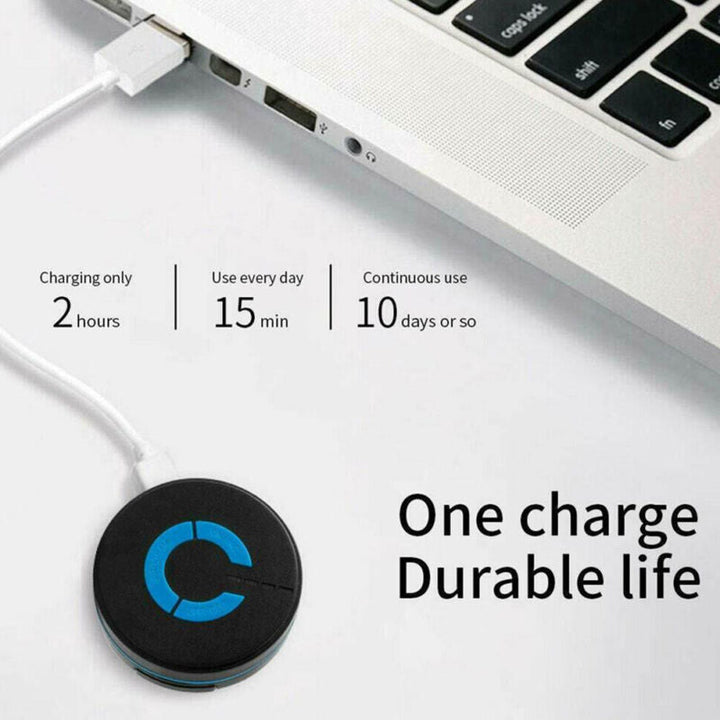 Rechargeable wireless body massager delivering deep muscle relaxation & tension release.