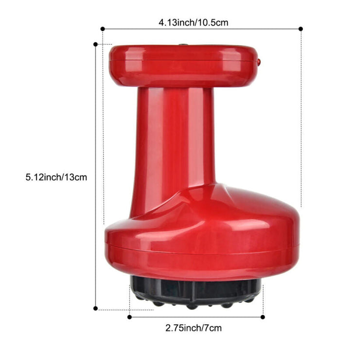 Electric anti-cellulite massager, a versatile beauty device for body sculpting & skin care with attachments.