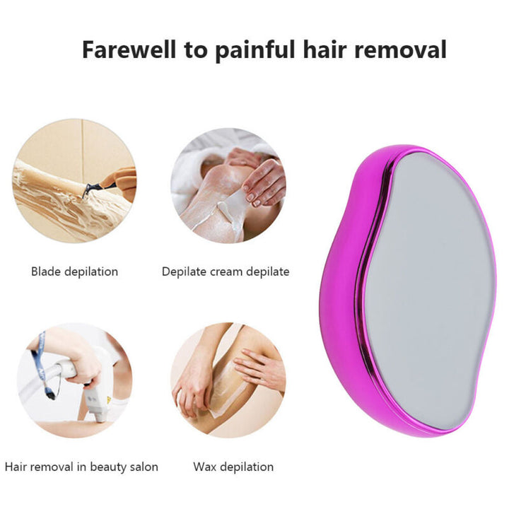 Nano-glass hair removal tool, an innovative & chemical-free crystal epilator.