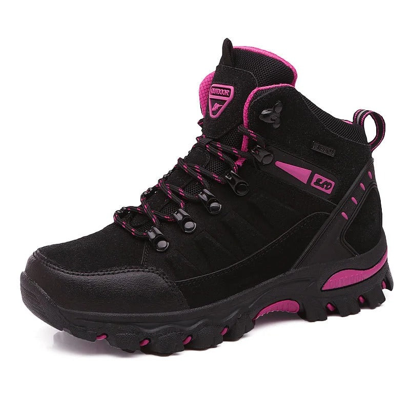 Women's waterproof anti-slip safety work shoes, ideal for industrial use.