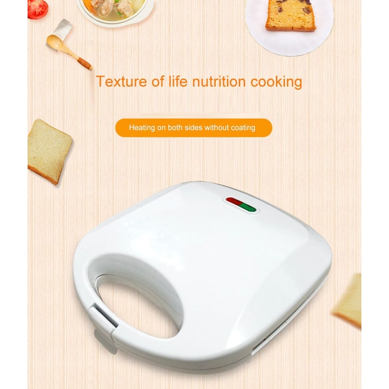 Efficient non-stick electric sandwich maker & panini grill, great for quick, crispy sandwiches and snacks.