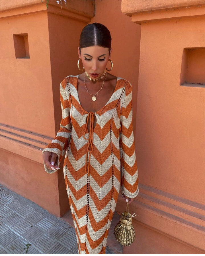 Flattering black women's maxi dress, offering effortless elegance for casual or evening wear.