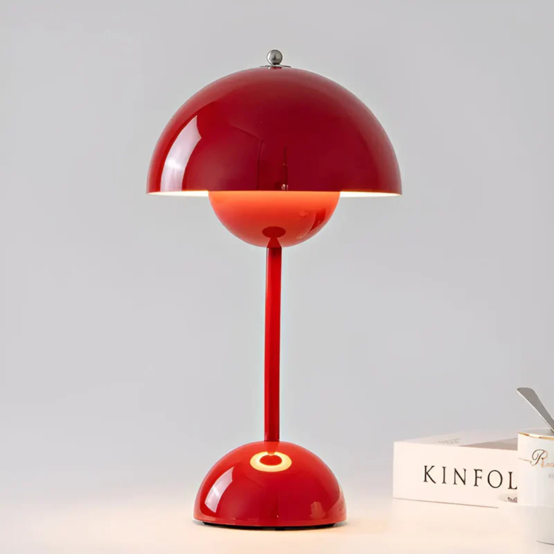 Stylish modern LED table lamp, ideal for bedroom, living room, or office decor.