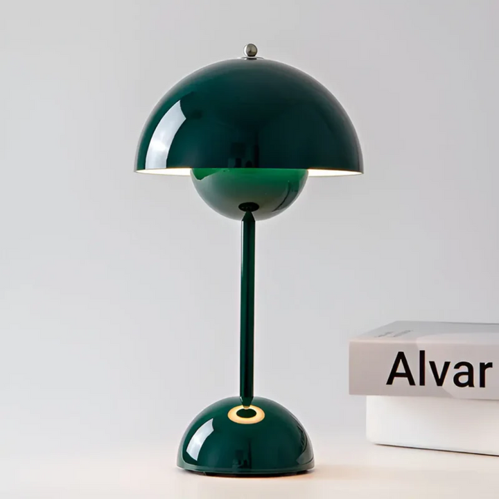 Energy-efficient wireless LED table lamp, a smart choice for modern home lighting.