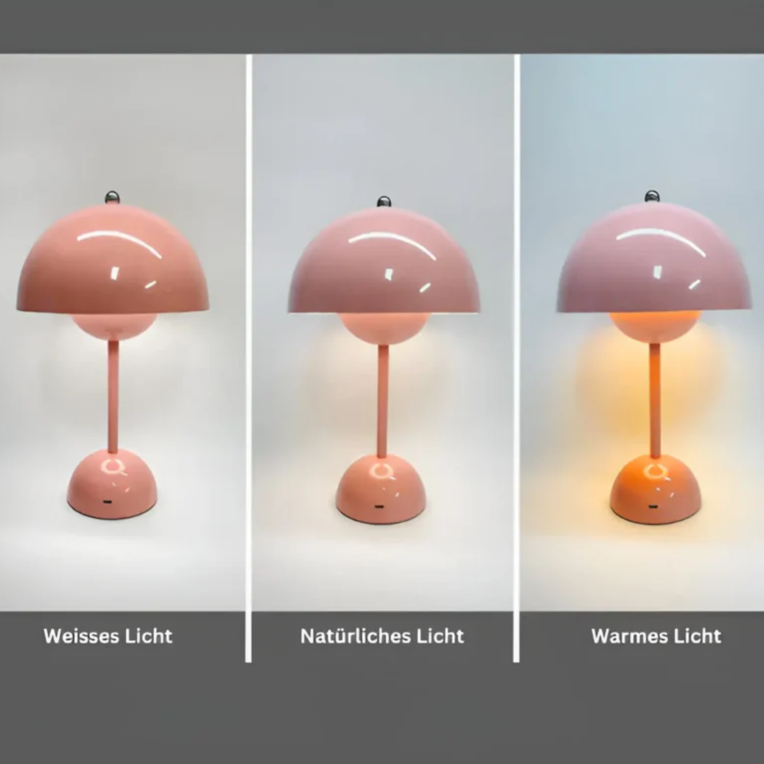 Versatile wireless LED table lamp, provides portable and stylish lighting for any space.