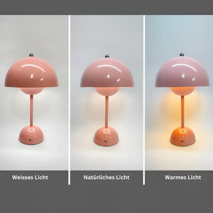 Versatile wireless LED table lamp, provides portable and stylish lighting for any space.