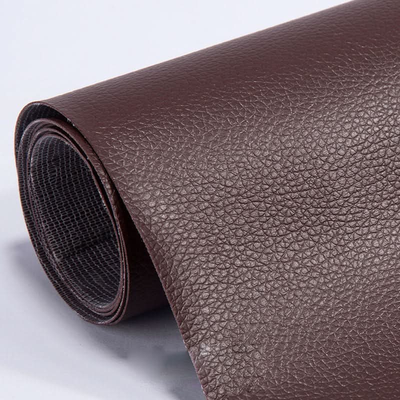 No-sew faux leather repair patch, 19.7x53.9", for quick DIY fixes on sofas, car seats, vinyl & upholstery.