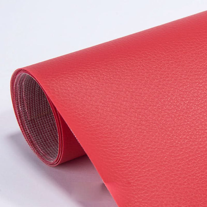 Big 19.7x53.9" self-adhesive faux leather patch. Perfect vinyl repair for couches, car interiors & home items.