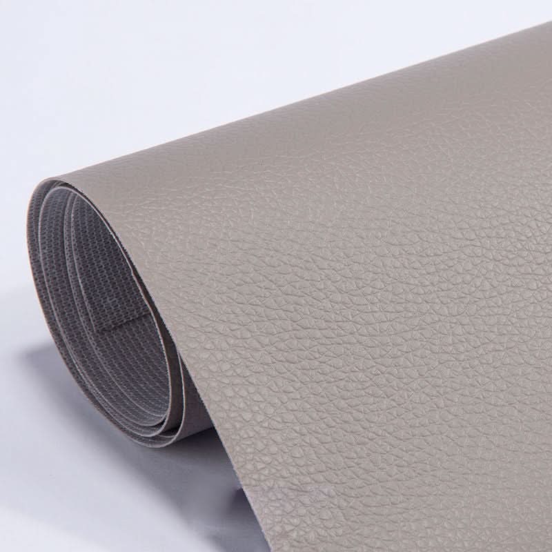 Cover scratches & tears with large 19.7x53.9" self-adhesive leather repair patch for furniture upholstery.