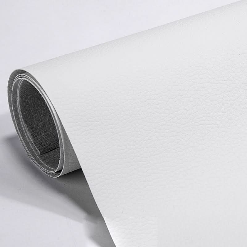 Easy peel-and-stick leather repair patch, 19.7x53.9", for quick vinyl, faux leather & upholstery fixes.