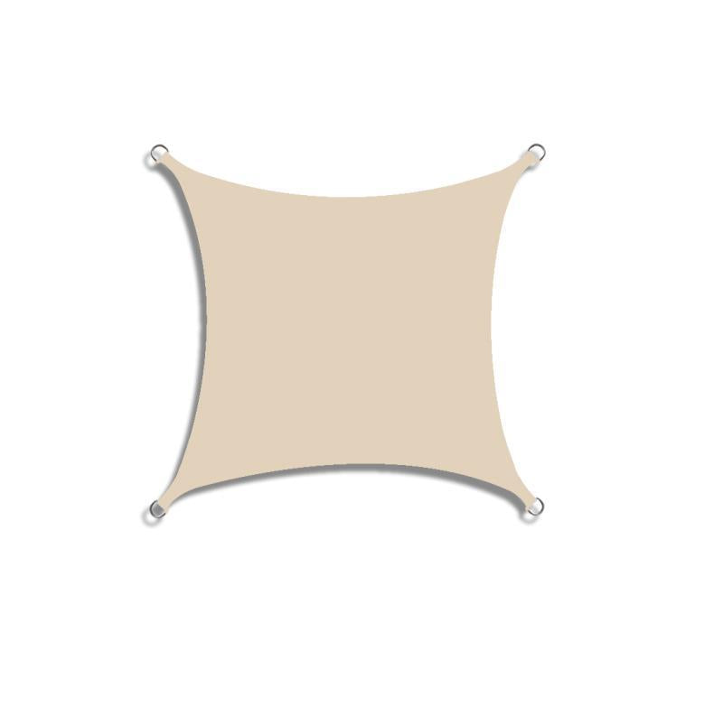 Rectangular outdoor sun shade canopy for patio. Provides UV protection & water resistance for garden comfort.