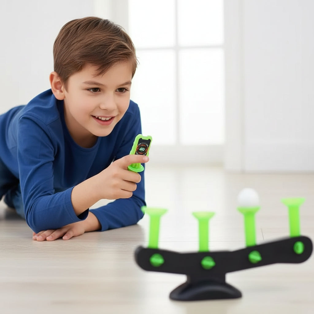 Colorful kids' precision shooting game, a skill toy for target practice & hand-eye coordination training. Fun for all ages.