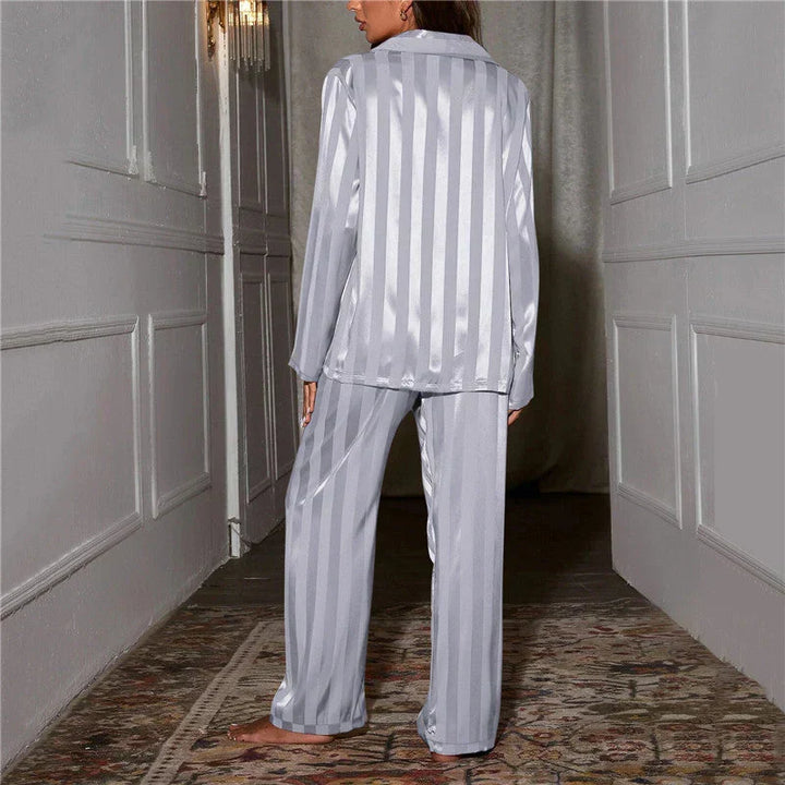 Emilia women's silky-soft pajama set, premium loungewear & sleepwear for relaxation & comfort at home.
