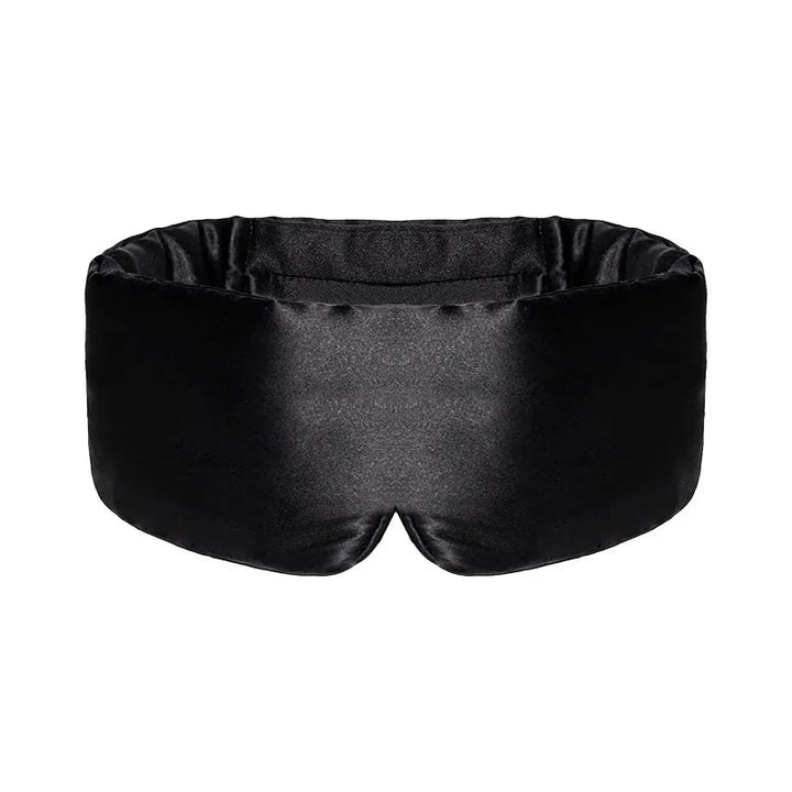 Luxurious unisex mulberry silk sleep mask for deep, restful sleep. Soft eye mask & travel aid for comfort.