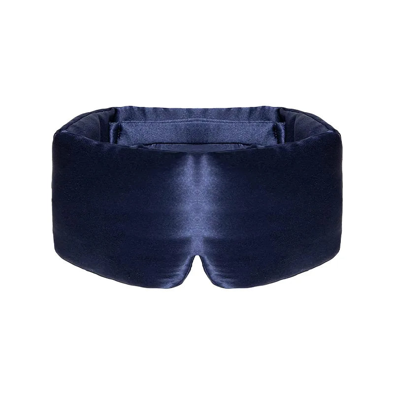 Premium unisex mulberry silk sleep mask. Blocks light for restful sleep & ultimate comfort. Great for home or travel.