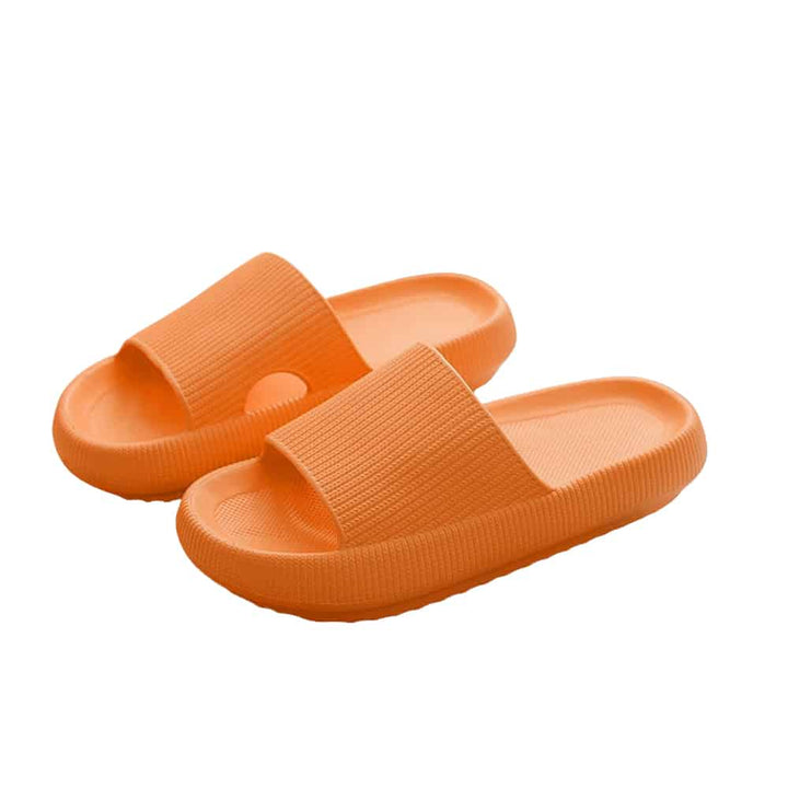 Lightweight cushioned slippers for women, ideal for all-day comfort.