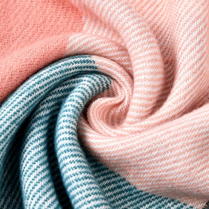 Protect from cold with this soft cashmere women's winter scarf; a warm and stylish accessory.
