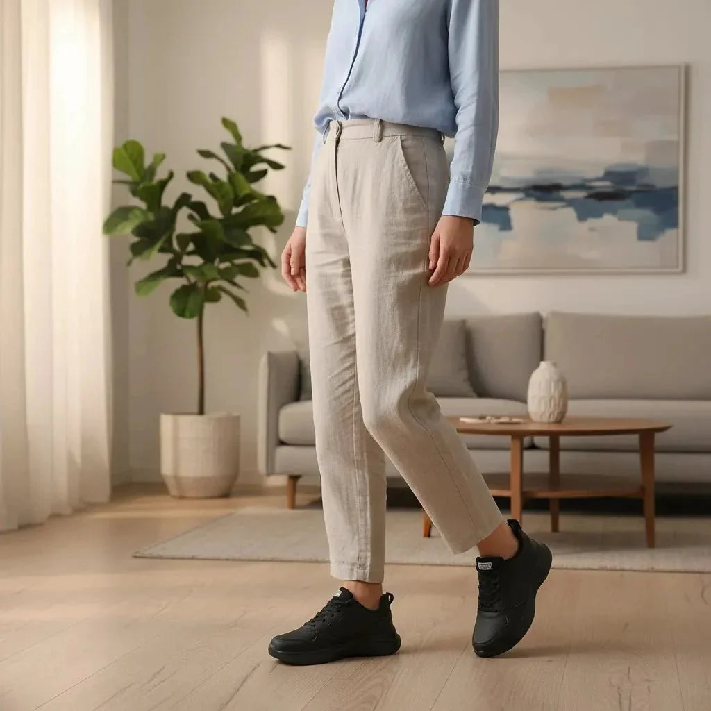 Supportive women's everyday sneakers, lightweight, arch support, and anti-skid for ultimate foot comfort.