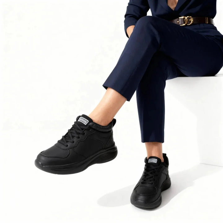 Lightweight women's walking sneakers, featuring strong arch support and anti-skid sole for secure comfort.